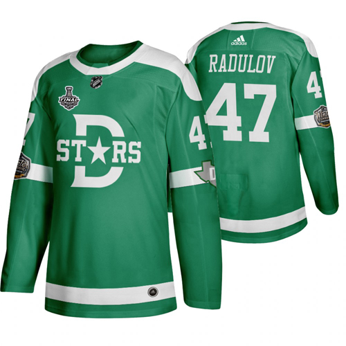 Adidas Dallas Stars #47 Alexander Radulov Men Green 2020 Stanley Cup Final Stitched Classic Retro NHL Jersey